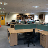 Open plan office