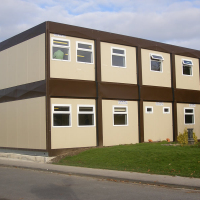 Steel framed Double stacked modular building